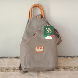 Valentina Leather bag, convertible
